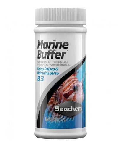 Seachem Marine Buffer 50g Tamponador P Aquários Marinhos
