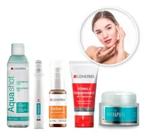 Comprar Kit Limpieza Facial Hidratante Cuidado De La Piel Lidherma