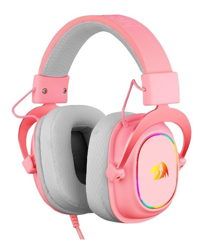 Headset Gamer Redragon Rosa Zeus X H510rgb-pink - Sonido 7.1