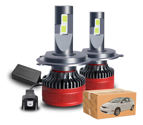 Kits De Led Honda Civic Sir 00-03 H4 Alta+baja Luz Faro Foco