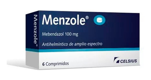 Menzole® X 6 Comprimidos (mebendazol)