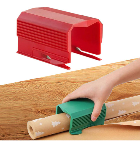 Deslizador Para Cortar Papel De Regalo Herramienta Para Rojo