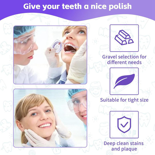 Juego De 6 Tiras De Pulido Dental, Para Pulir Dientes Y Lija