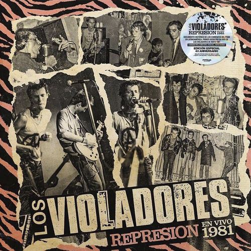 Los Violadores · Represión En Vivo 1981 Lp 12''