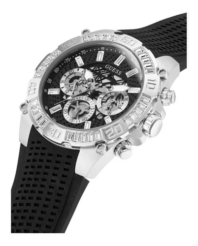 Reloj Guess Para Hombre Relojes Men Caballero Color De La Correa Negro