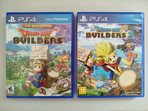 Dragon Quest Builders 1 + 2 Ps4 Mídia Física (Usado)