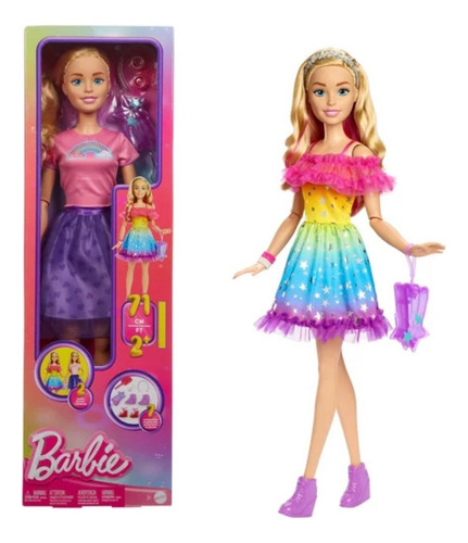 Barbie Large 71 Cm 2 En 1 Muñeca Mattel