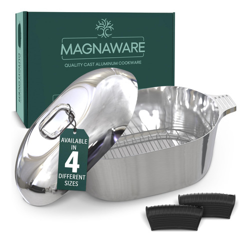 Magnaware Horno Holandes Ovalado De Aluminio (18 Pulgadas)