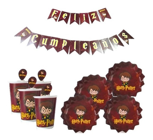 Kit Decoración Cumpleaños Harry Potter