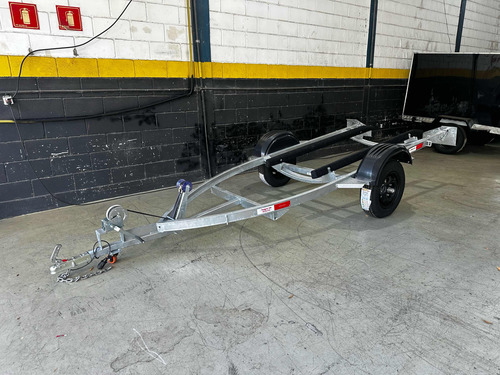 Carretinha Para Jet Ski Galvanizada Com Eixo Torção Mariner