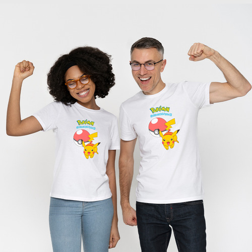 Playera Unisex De Pikachu Pokémon Pokebola