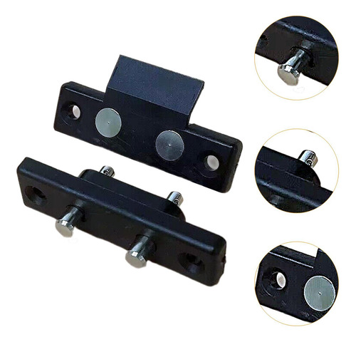 Conector De Corriente De Contactos De Negro 2 Terminales