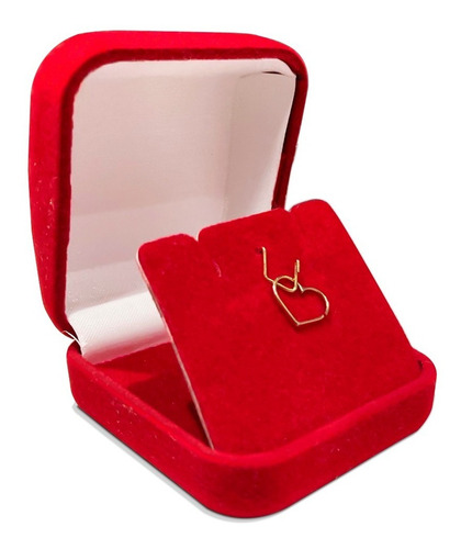 Piercing Orelha Daith Coração Ouro 18k Cor Dourado