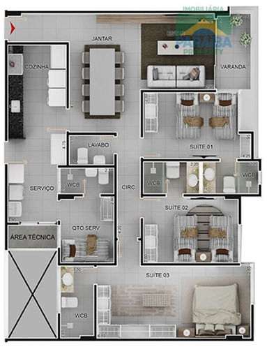 Imagem 9 de 9 de Apartamento Luxo Beiramar À Venda - Praia De Intermares - Cabedelo - Pb - Ap0528