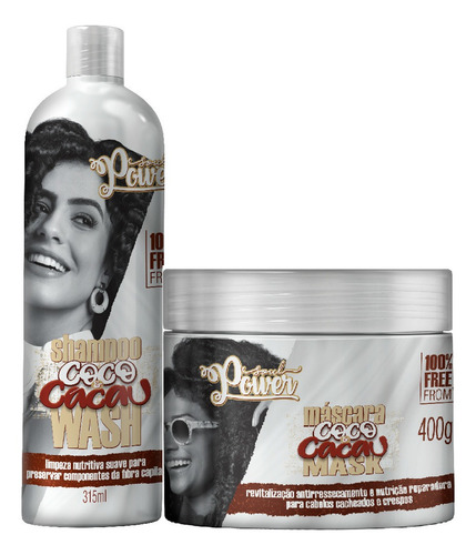 Soul Power Coco E Cacau Kit Shampoo + Mascara