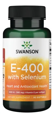 comprar Vitamina E 400mg Con Selenio - Swanson - 90 Pastillas