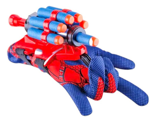  Lanzador Spiderman Para Cosplay + Guante + 5 Dardos Marvel