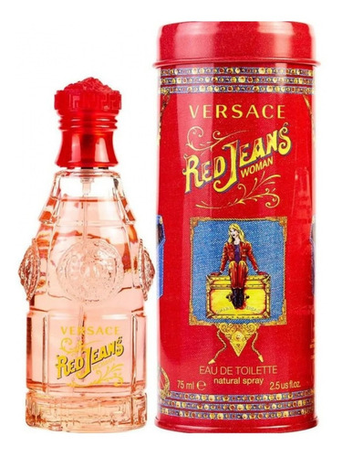 Perfume Versace Red Jeans Edt 75 ml Para  Mujer  