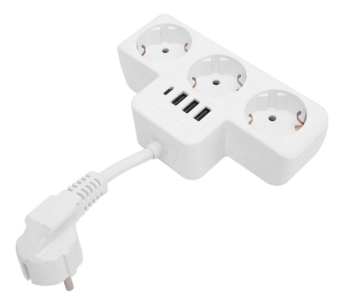 Protector Contra Sobretensiones De Enchufe Plano Power Strip