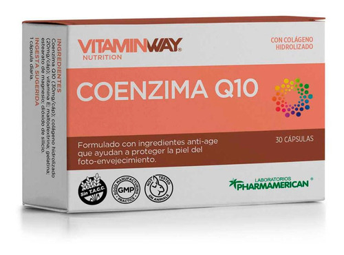 Vitamin Way Suplemento Coenzima Q10 X 30 Capsulas