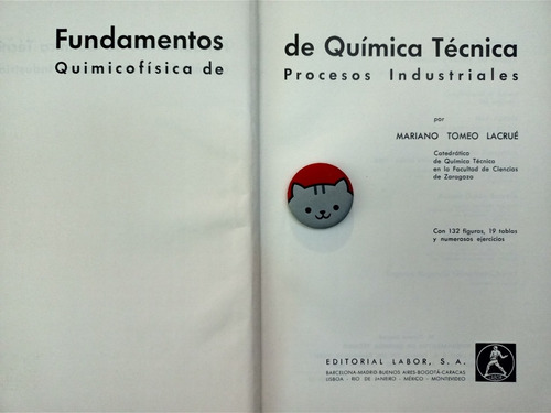 Libro Fundamentos De Química Técnica Lacrue 120j9