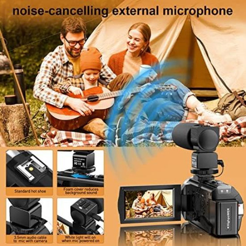 Aasonida Videocámara Para Cámara Digital Vlogging Fhd 1080p