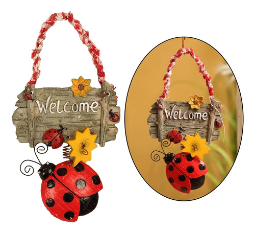 2 Letreros De Bienvenida De Resina, Decoración De