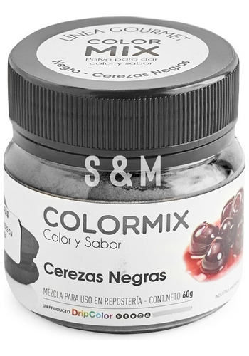 Colorante En Polvo Gourmet Colormix Cerezas Negras