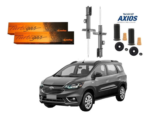 Imagem 1 de 6 de Kit Amortecedor Dianteiro Spin 2018