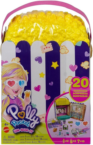 Polly Pocket Set Bolsa De Palomitas 20 Accesorios 