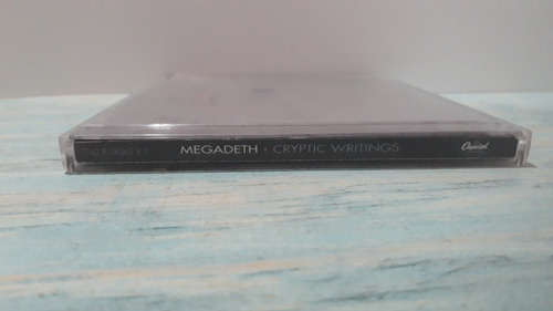 Megadeth Cryptic Writings Cd Compact Disc Metal (Usado)