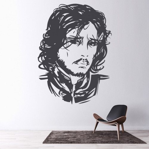Jon Snow Game Of Thrones Vinilo Decorativo Ws-34200