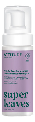 Limpiador Facial Attitude Té Blanco Espumoso Micelar 150 Ml