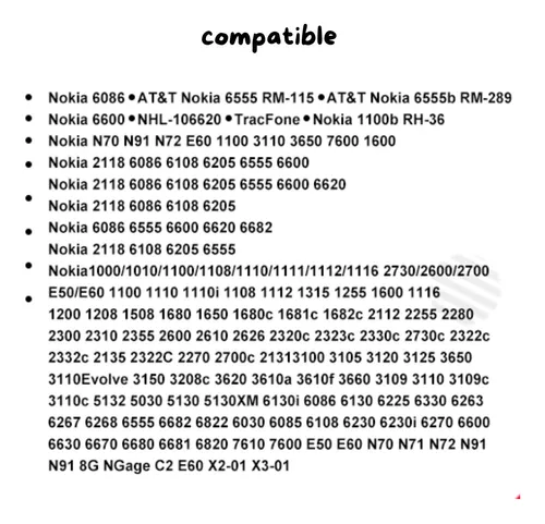 Batería Bl-5c Para Nokia 1100 1112 1208 Parlantes,etc