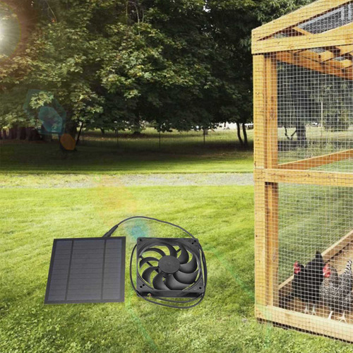 Kit De Ventilador De Escape Con Energía Solar Z Para Galline
