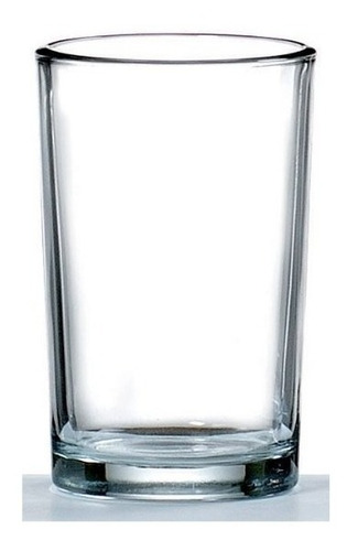 6 Vaso De Vidrio Liso Agua Jugo Crisa 319 Ml