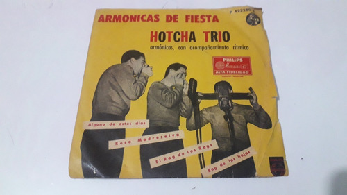 Hotcha Trio Armonicas De Fiesta Original Disco Vinilo