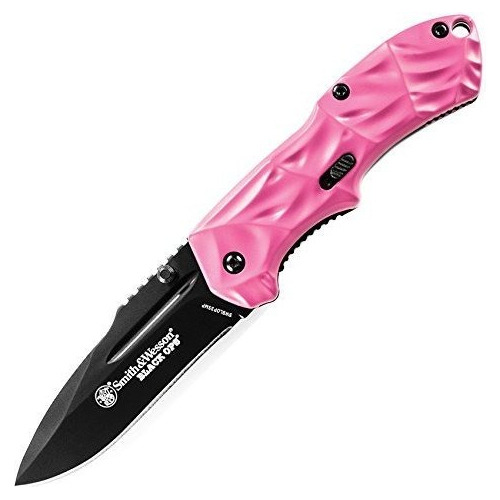 Alicate Perforador Smith & Wesson Black Ops Swblop3smp Pink 