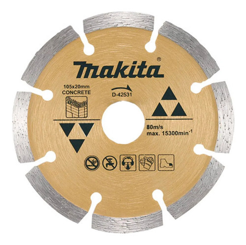 Disco de diamante 105 X 20 Mm Se Gm D-42531 Makita