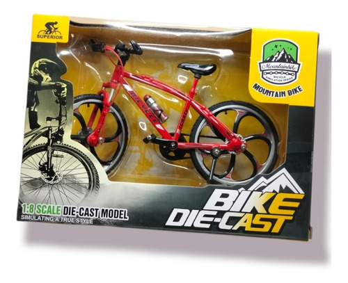 Bicicleta Escala 1:8 Montaña Coleccionable