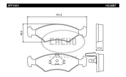 Imagen 1 de 7 de Pastilla De Freno Del P/ Ford Courier 1.6 Fiesta Max 2006 06