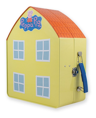 Clarín Colección La Casa De Peppa Pig + 12 Muñecos Oficiales
