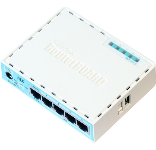 Router Mikrotik Rb750gr3 Hex 5 Puertos Giga + 1 Usb