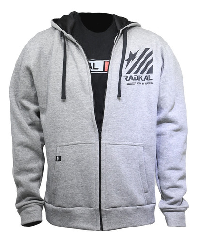 Campera De Algodon Frisado Radikal Racing