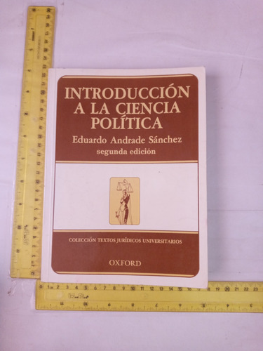 Introducción A La Ciencia Política Eduardo Andrade Sánchez (Usado)