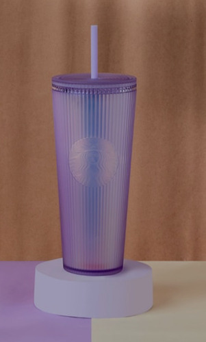 Vaso Starbucks Acrílico Studded Púrpura 710ml