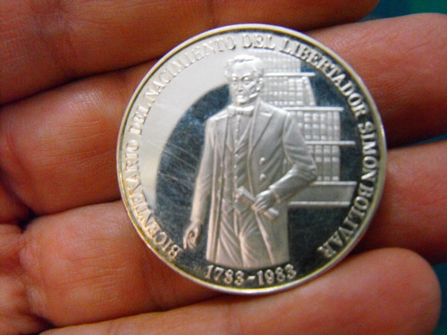 Moneda Conmemorativa De Bicentenario De Simon Bolivar.