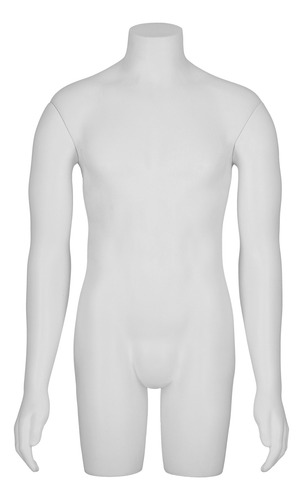 Maniquíe Busto De Caballero Con Brazos Plástico Resistente  