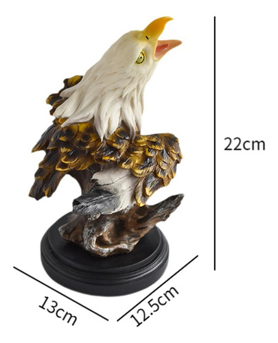 Estatua De Águila Retro, Adorno, 13cmx12.5cmx22cm