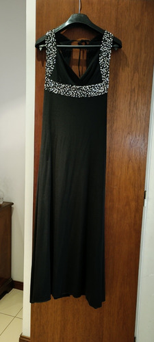 Vestido Negro Largo De Fiesta (Usado)